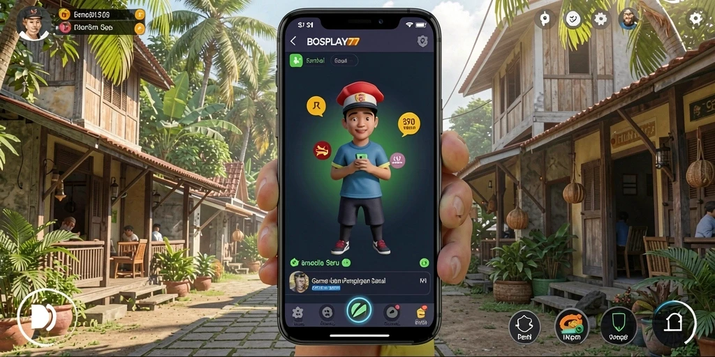 Tampilan gameplay <strong>BOSPLAY77</strong> yang menarik dan seru untuk dimainkan.
