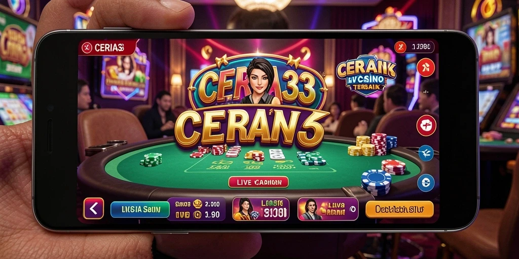 Tampilan gameplay Live Casino yang menegangkan dan interaktif.