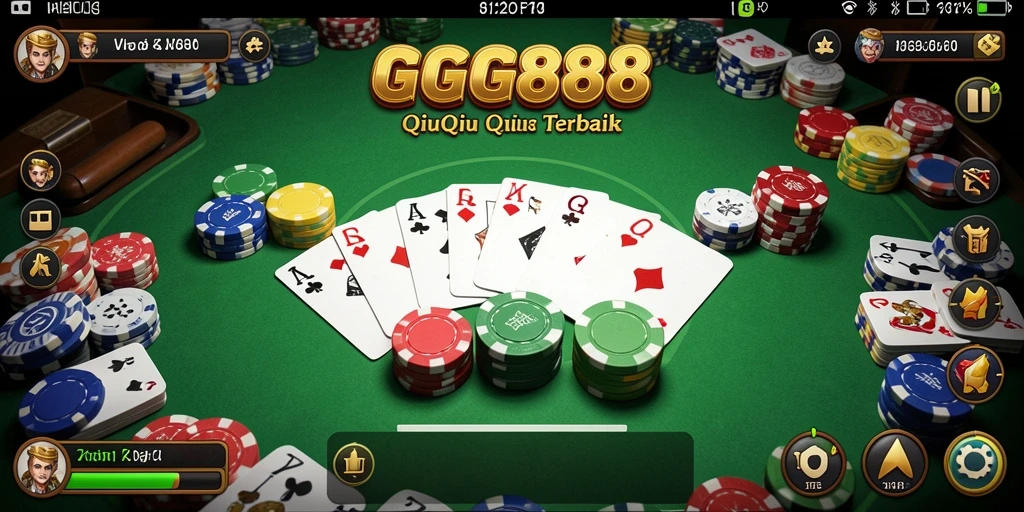 Tampilan gameplay QiuQiu yang seru dan menantang di GGG888.