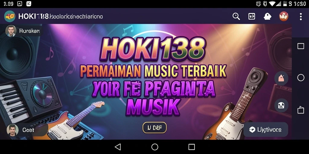 Screenshot gameplay HOKI138 yang menampilkan keasyikan bermain musik.