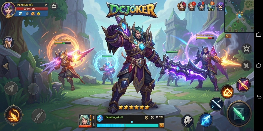 Tampilan seru gameplay IDCJOKER saat bertarung di dunia ARPG.