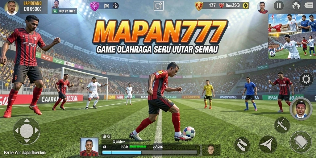 Tampilan menarik dari gameplay olahraga yang mendebarkan di MAPAN777.