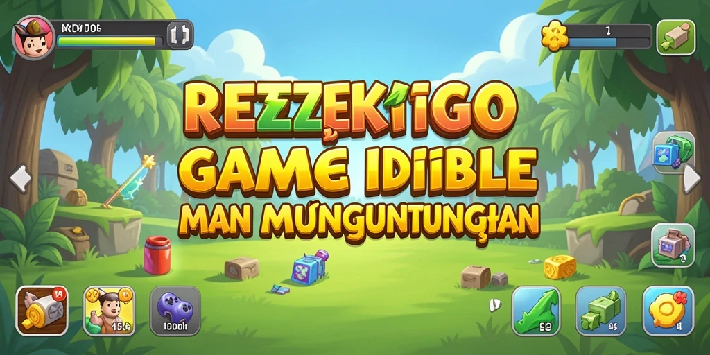 Tampilan gameplay REZEKIGO yang menarik dan mudah dipahami.