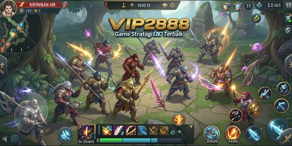 Tampilan menarik gameplay strategi SLG VIP288.