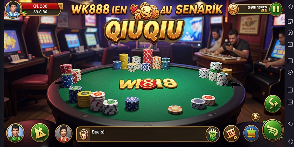 Tampilan gameplay QiuQiu yang menarik dan penuh strategi.