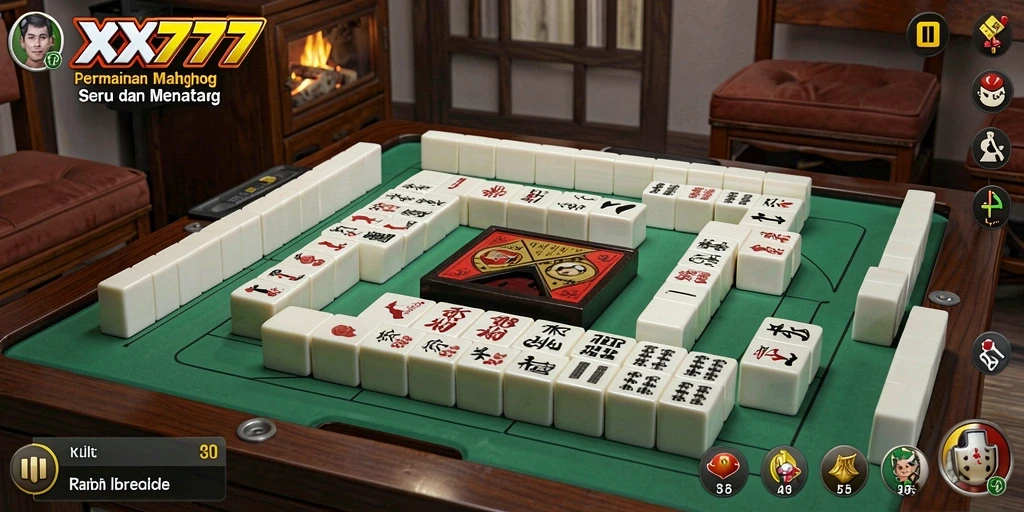 Gameplay seru Mahjong di XXX777 dengan grafis menarik.