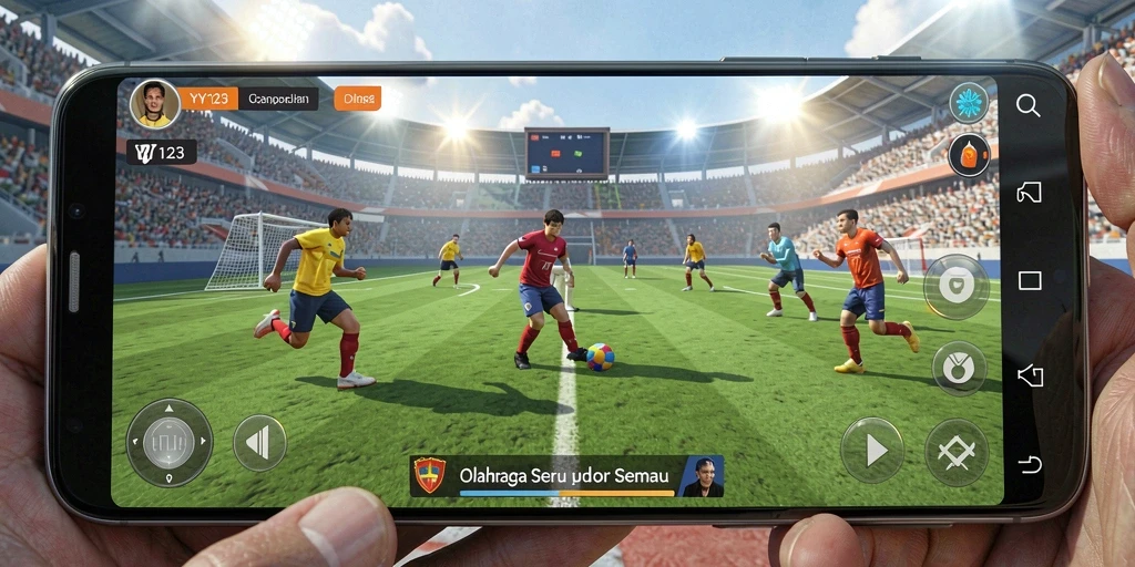 Tampilan menakjubkan dari gameplay olahraga yang mendebarkan.